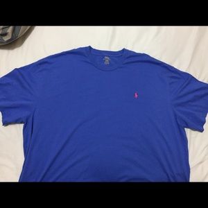 Polo T-shirt, pink horse